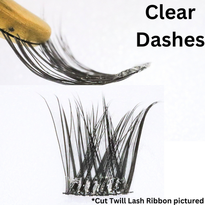 Clear dashes self adhesive lashes