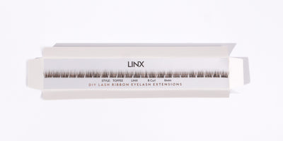 LINX DIY eyelash extension product on a white background