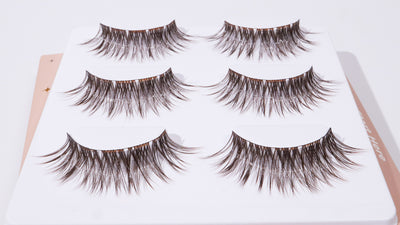 dark brown lash clusters